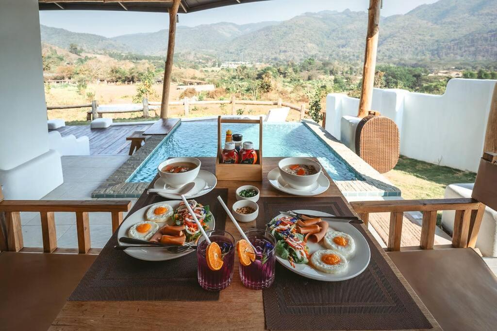 Elephantpoolvilla Maetang Chiangmai Ban Muang Kut Exterior foto